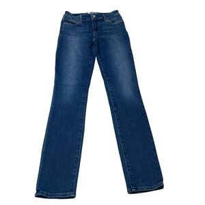 Paige Skyline Skinny Dark Wash Blue Denim Jeans Women’s size 25